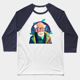 Beautiful Old Man Baseball T-Shirt